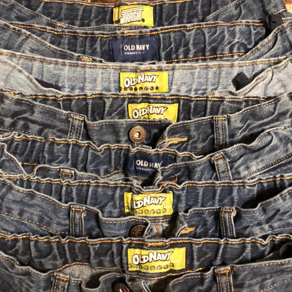 7 Boys Size 18 Blue Jeans